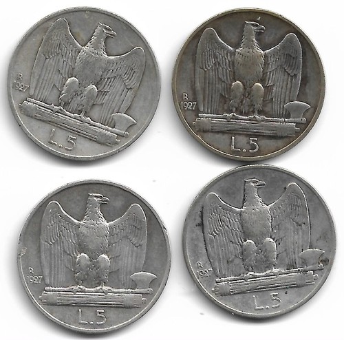 Italia regno lire - italia, 5