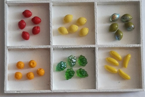 Perline frutta vetro 30 - frutta,