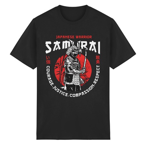 Samurai warrior shirt - samurai,