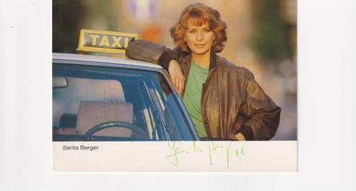 Senta berger autografo - berger,