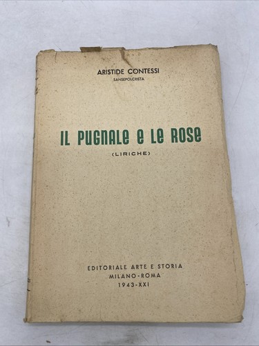 Aristide contessi il pugnale - -,