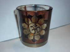 PORTACANDELE OHM dipinto a