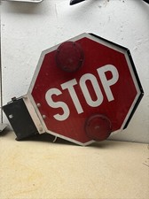 American School Bus Stop Sign