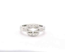 Anello oro bianco - in, 18kt