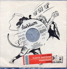 PLASTIC BERTRAND Hula Hoop JB strip 7 PASSENGERS Casinò JUKE BOX sticker 45