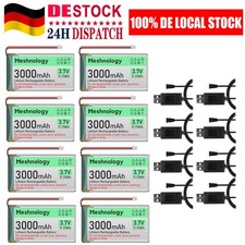 8x Batteria Ricaricabile 3,7V