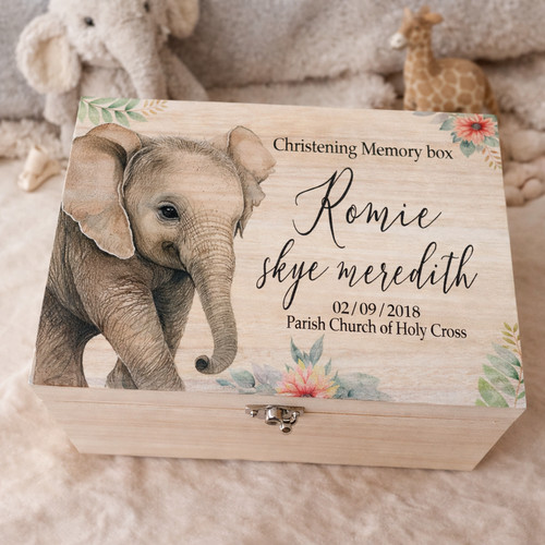 Scatola ricordo elefante