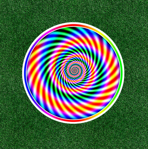 Optical illusion adesivo - optical,