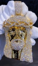 Ciondolo in vera moissanite 3