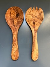 Set insalatiera in legno di