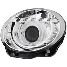 2 fari led Angel Eyes cromati