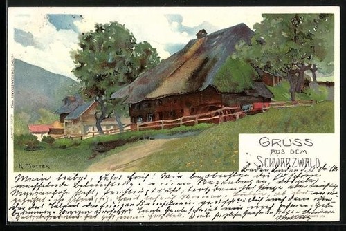 Cartolina artista karl - cartolina,