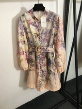 Lyrical Buttoned Floral Linen