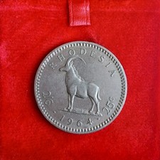RHODESIA- 25 Cent - 1964 -