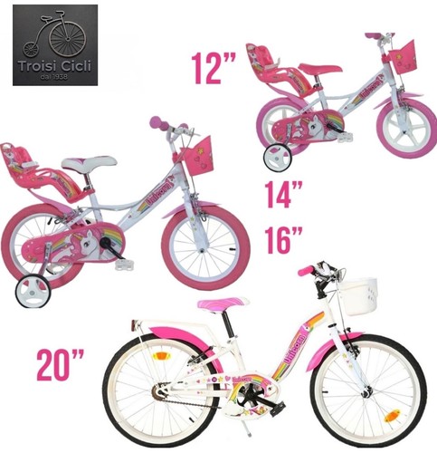 Bici bambina unicorno - unicorno, 10''