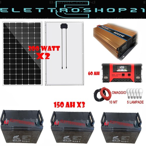Kit fotovoltaico 3kw - kit,