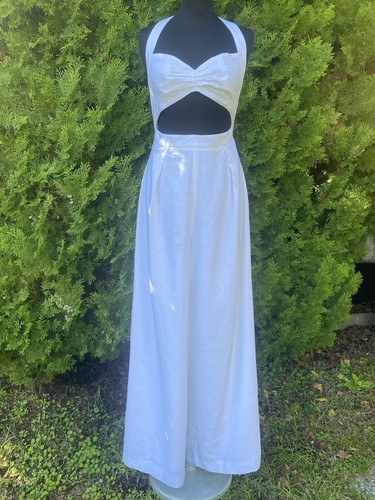 Zara tuta cut out - cut, bianca