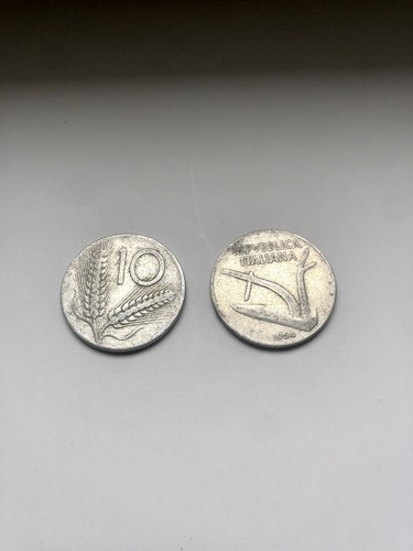 Moneta lire spiga 1954 - 10,