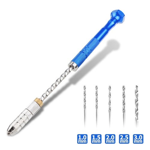 Trapano mano con - con, morsa