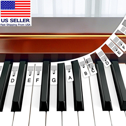 Removable piano keyboard - removable, note