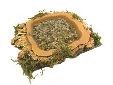 Lago Artigianale con Sughero 12x15x2 Cm - Scenografia Presepe Pastori