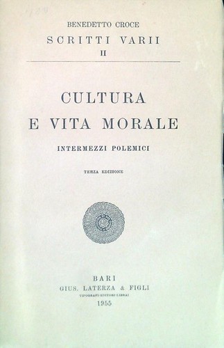 Cultura vita morale - cultura, e