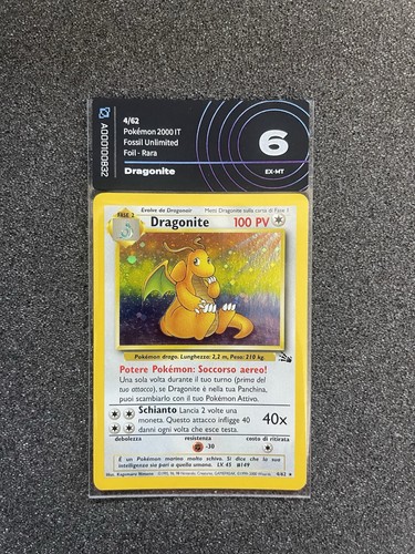 Carta pokémon dragonite - carta,