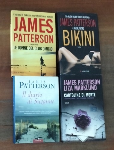Lotto libri james patterson - james,