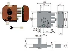 SERRATURA QUINTUPLICE DA