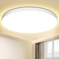Plafoniera LED Soffitto 24W, Lampada Da Soffitto 4000K 2000LM Plafoniera Bagno I