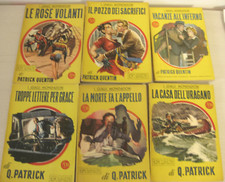 Patrik Quentin. I Gialli Mondadori. 6 diversi. 97, 112, 156, 214, 263, 405