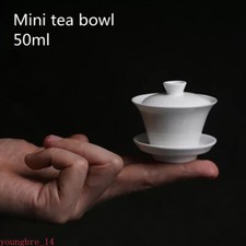 Mini servizio da tè Kung Fu da viaggio in porcellana Gaiwan 50 ml tazza da tè ciotole