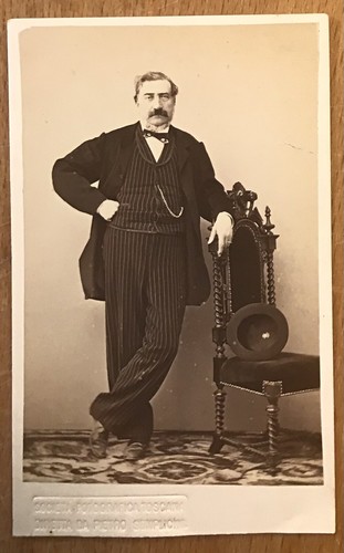 Cdv foto antica albumina uomo - antica,