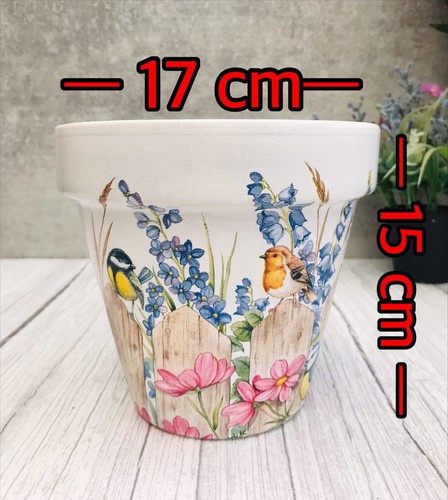 Vaso fiori pettirosso - vaso, di