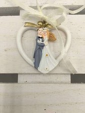 Bomboniera Matrimonio Segnaposto Cuore Sposi STOCK 53 PZ