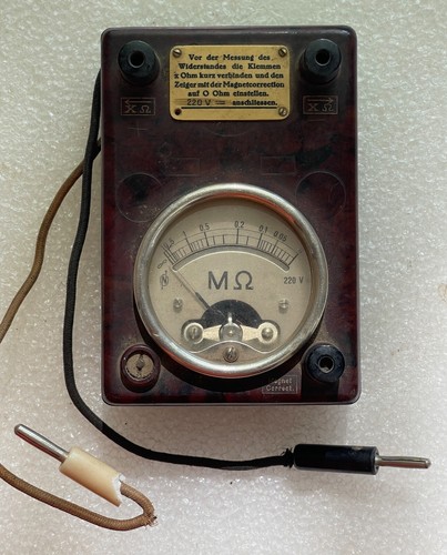 Vintage galvanometer analog - vintage,