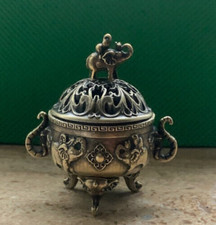 Bruciatore per incenso mini in metallo - Vintage orientale da collezione