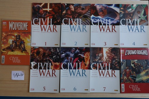 Marvel civil war - war, serie