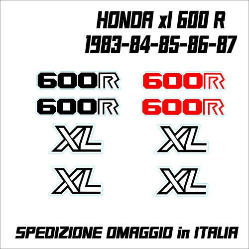 Adesivi honda 600 r - adesivi,