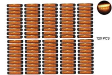 120 X 24V 24 VOLT 6 LED Ambra Luce Marker Laterale Posizione Camion Rimorchio