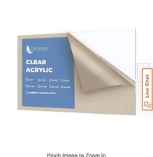 3 pezzi plexiglass 16 pollici