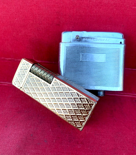 Silver match lighter - silver,
