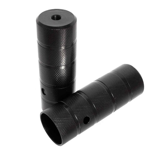 Pegs bmx acciaio nero 10mm - pegs,