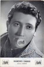 AUTOGRAFO NARCISO PARIGI