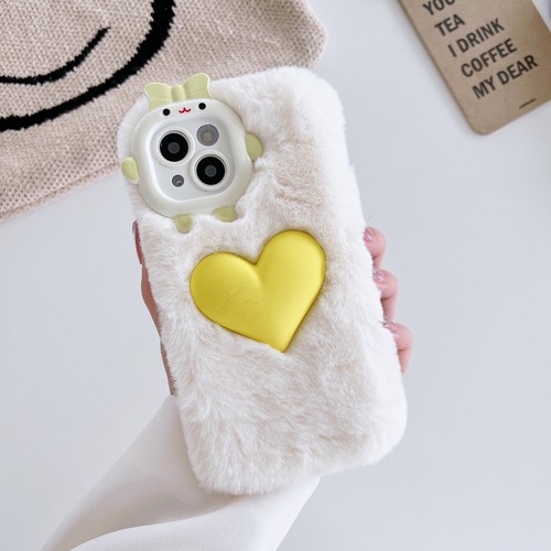 Warm plush love heart - warm,