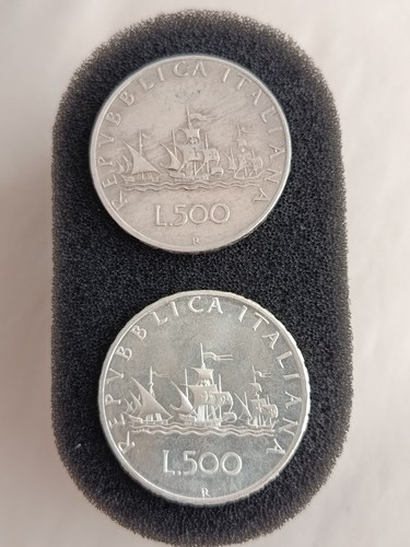 Monete 500 lire argento - monete,