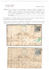 1867 regno italia - regno, piego