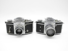 2x Exakta Exacta Ihagee con Biotar e Tessar