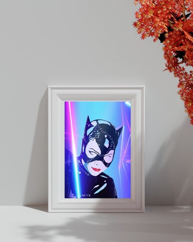 Catwoman light flare pvc - a4,