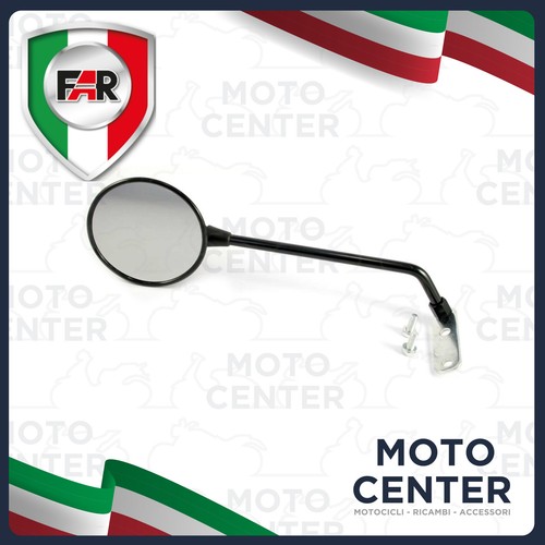Specchio tondo nero o - specchio, dx